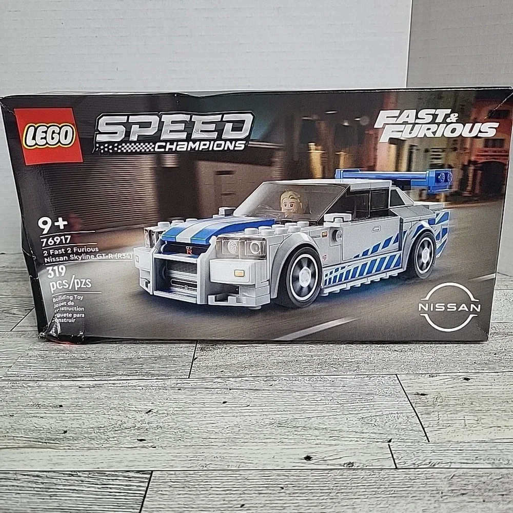 LEGO SPEED CHAMPIONS: 2‎ Fast 2 Furious Nissan Skyline GT-R (R34) (76917) NIB